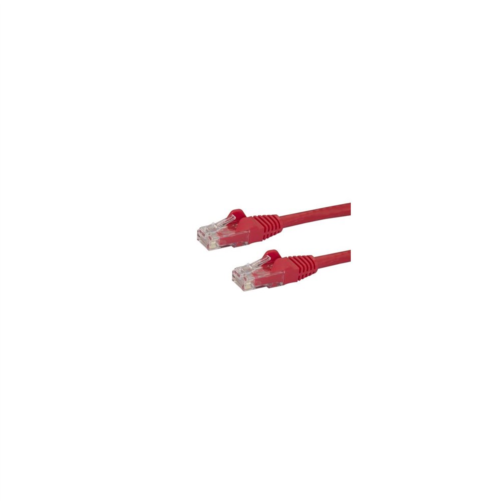 startech.com cable de 2m rojo de red gigabit cat6 ethernet rj45 sin enganche - snagless - n6patc2mrd