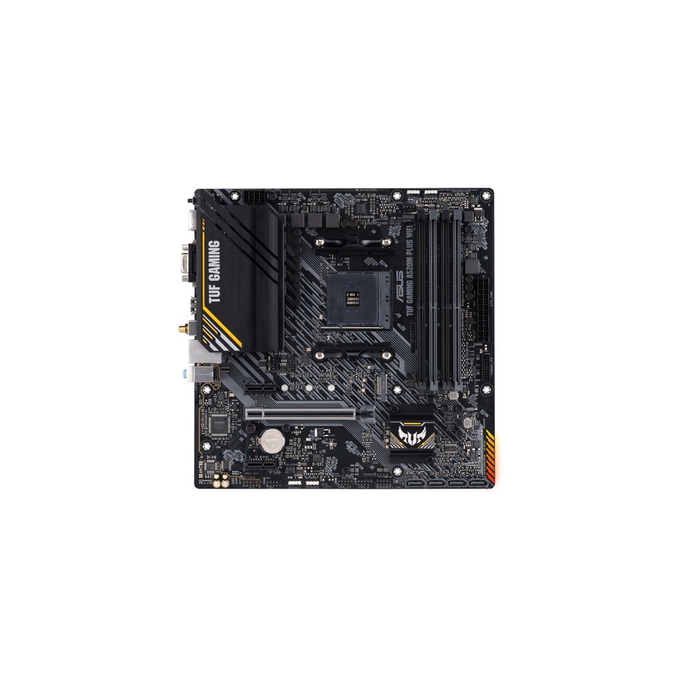 asus tuf gaming a520m-plus wifi placa base amd a520 zócalo am4 micro atx