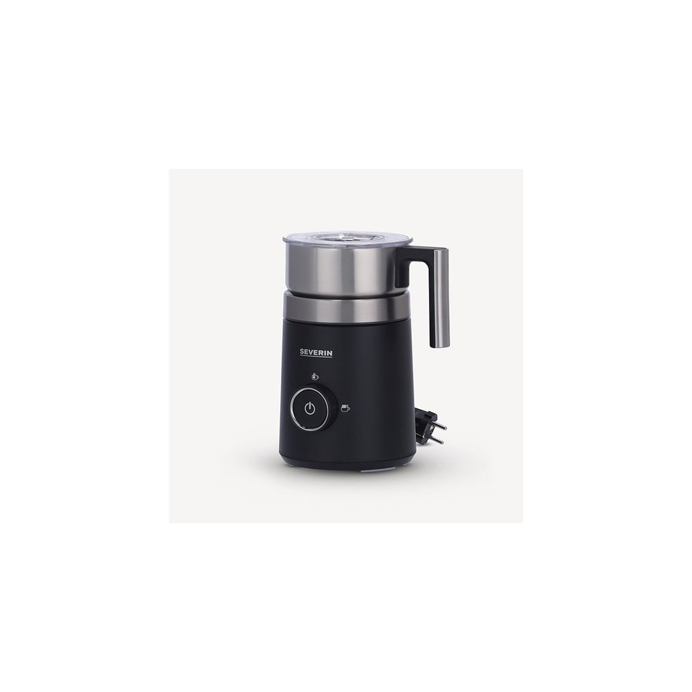 severin sm 3585 espumador o calentador de leche calentador/espumador de leche automático negro, plata