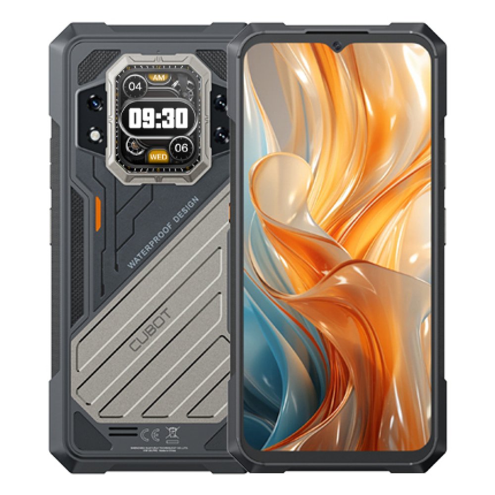 cubot king kong kingkong x pro 17,1 cm (6.72") sim doble android 14 5g usb tipo c 12 gb 256 gb 10200 mah negro, naranja