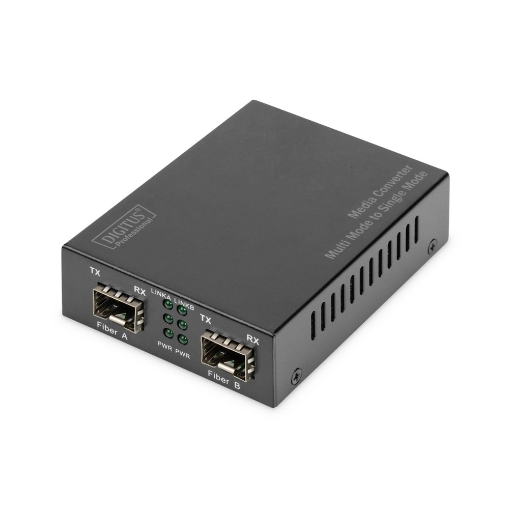 digitus convertidor de medios sfp gigabit multimodo/monomodo