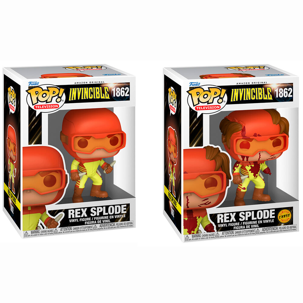 figura pop invincible rex splode 5 + 1 chase