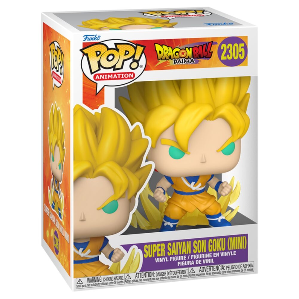 figura pop dragon ball daima super saiyan son goku mini