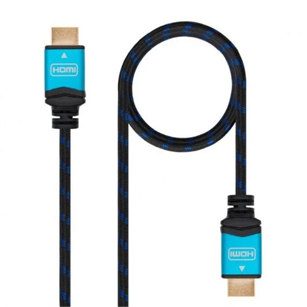 cable hdmi v2.0 alta velocidad 4k 60hz 18gbps nanocable 7m trenzado