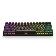 steelseries apex pro mini wireless teclado usb + rf wireless + bluetooth qwerty inglés de ee. uu. negro