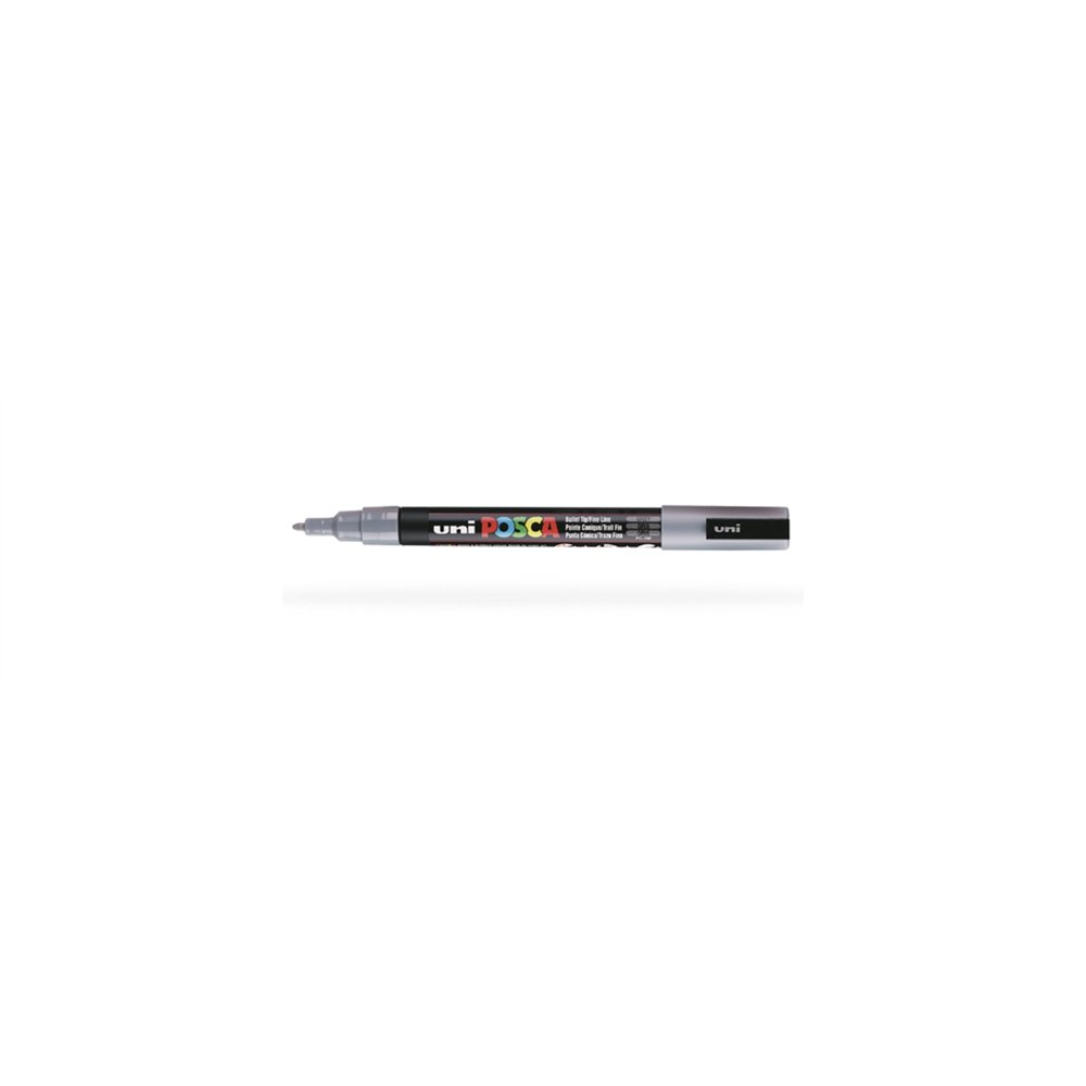 posca pc3m g marcador 1 pieza(s) fibre tip gris
