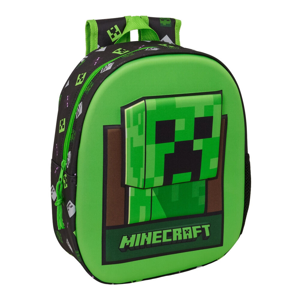 mochila 3d minecraft 33cm