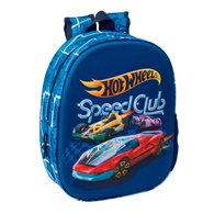 mochila 3d hot wheels 33cm