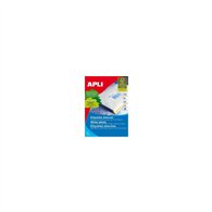 etiquetas adhesivas apli 100 hojas a4 24 etiquetas por hoja blanco 02409