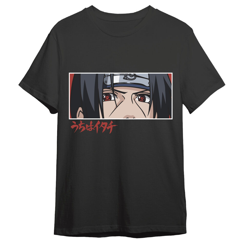 camiseta itachi eyes naruto shippuden adulto
