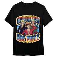 camiseta monkey d. luffy, roronoa zoro & sanji one piece adulto