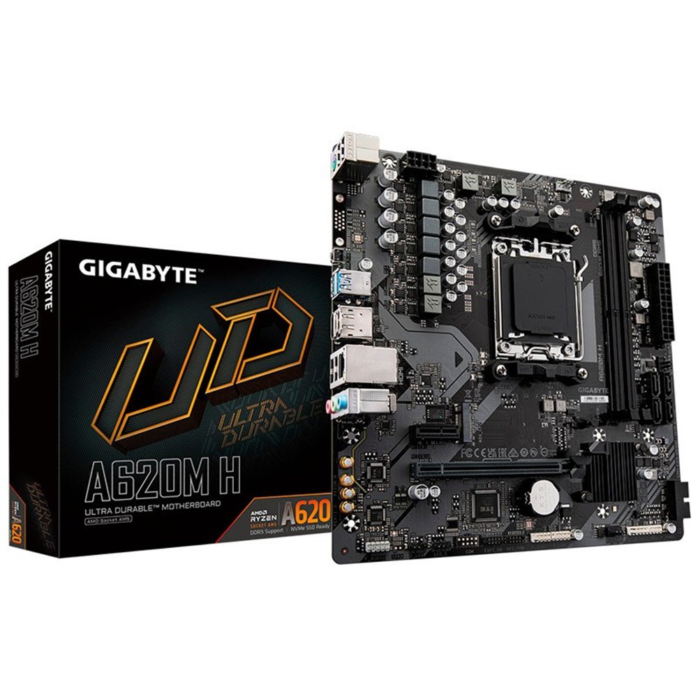 placa base gigabyte a620m-h matx am5 2xddr5 hdmi + dp