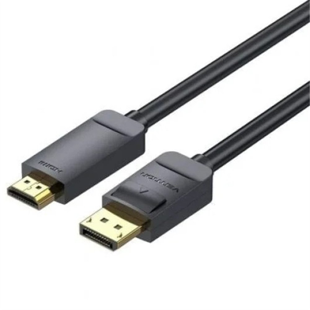 cable conversor vention display port m - hdmi 4k 2m black