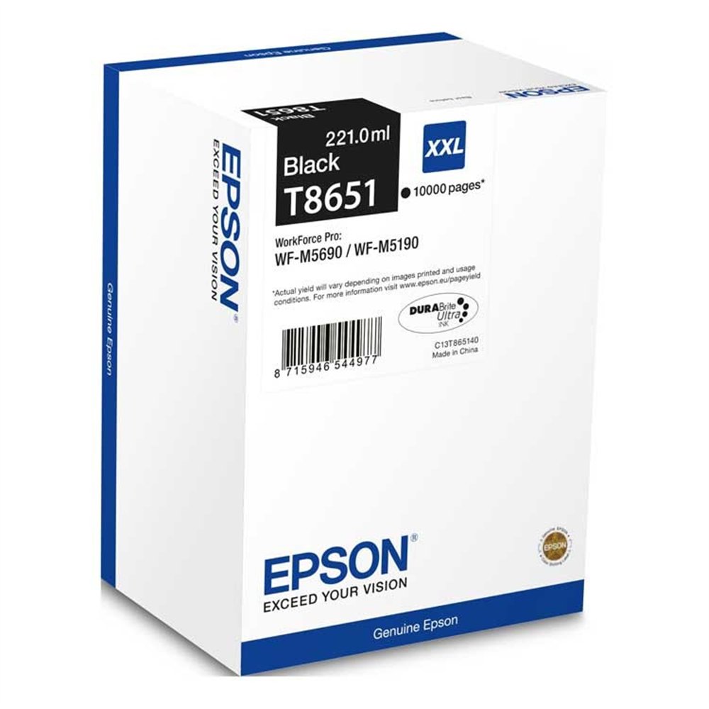 tinta epson c13t865140 xxl t8651
