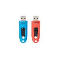 sandisk ultra unidad flash usb 64 gb usb tipo a 3.2 gen 1 (3.1 gen 1) azul, rojo