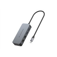 conceptronic abby24g base para portátil y replicador de puertos alámbrico usb 3.2 gen 1 (3.1 gen 1) type-c gris