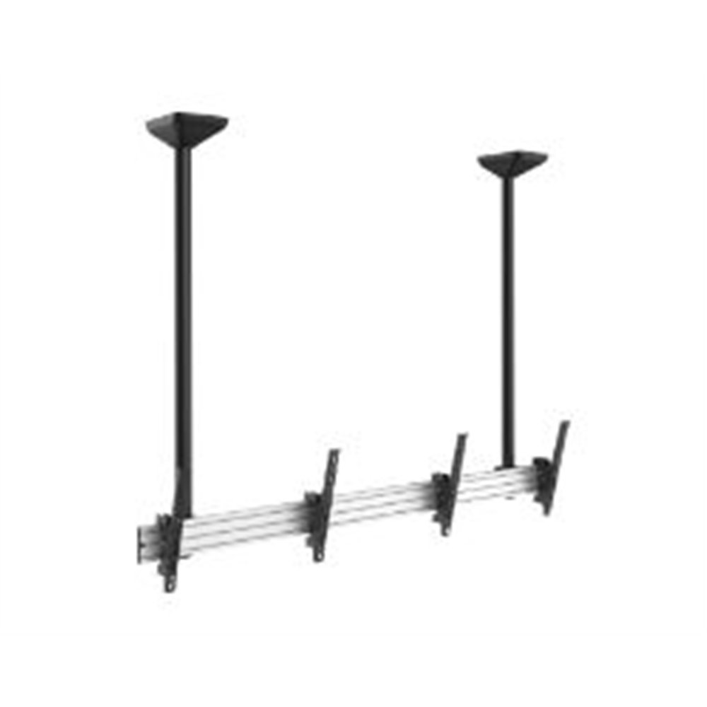 soporte techo equip 45"-55" para 2 pantallas (eq650373)