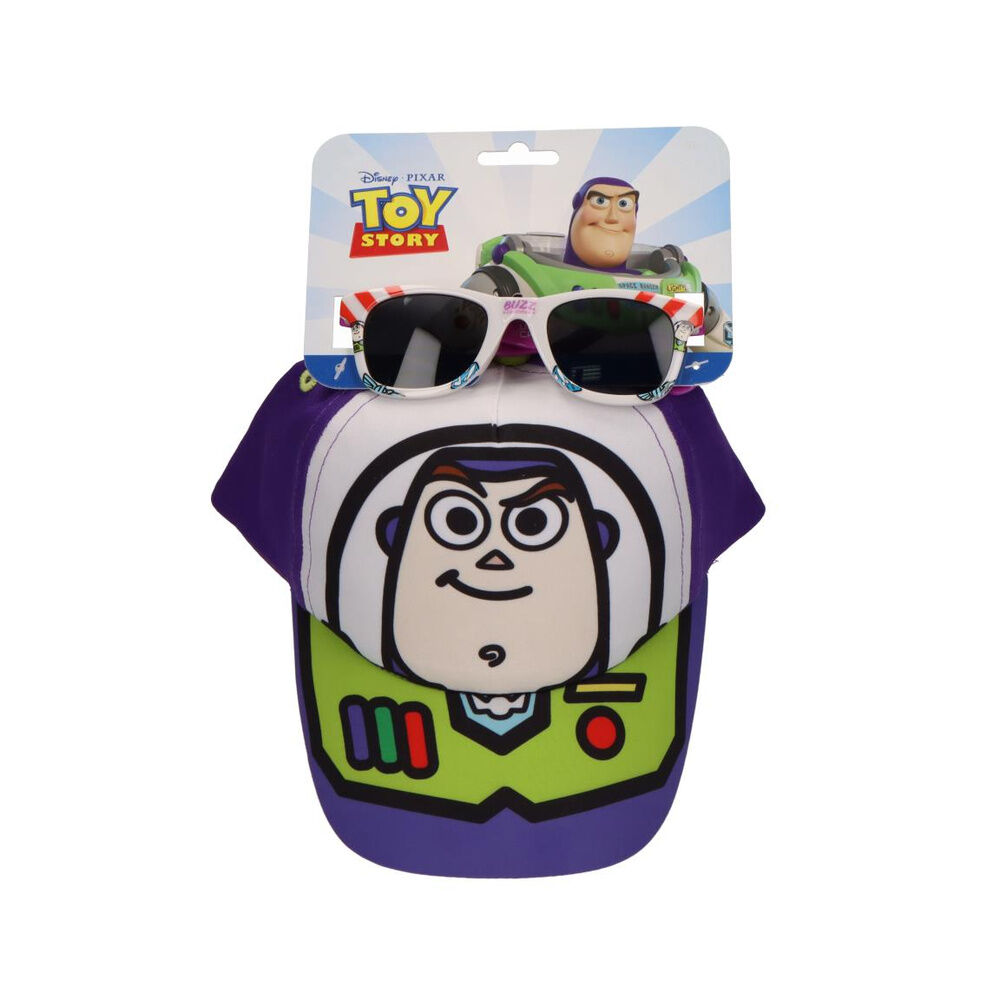 set gorra + gafas sol toy story disney pixar