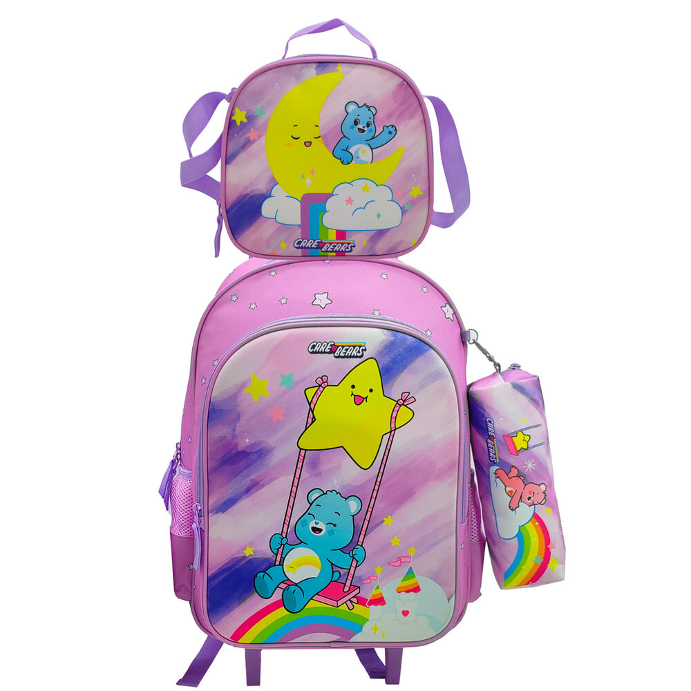 set trolley + portatodo + bolsa portameriendas osos amorosos