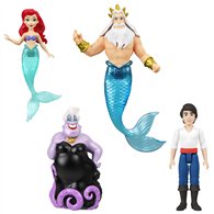 blister 4 figuras la sirenita disney