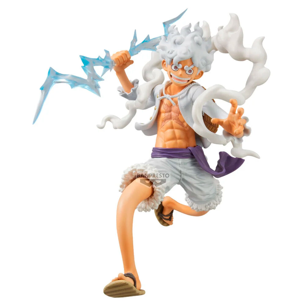 figura monkey d luffy gear 5 grandista one piece 25cm