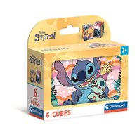 puzzle cubo stitch disney 6pzs