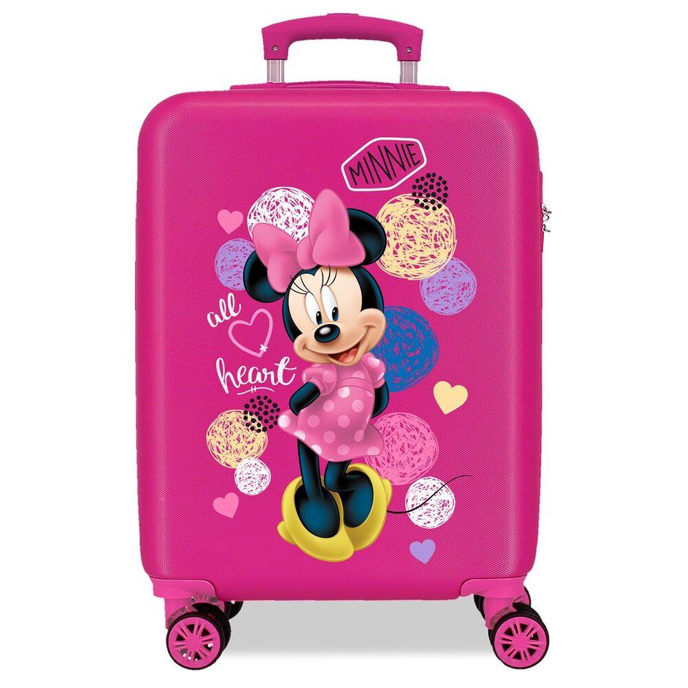 maleta trolley abs love minnie disney 55cm