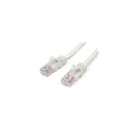 startech.com cable de 3m blanco de red fast ethernet cat5e rj45 sin enganche - cable patch snagless