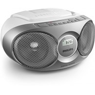 philips az215s/12 sistema estéreo portátil 3 w plata