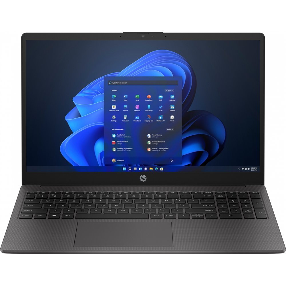 hp 255 g10 portátil 39,6 cm (15.6") full hd amd ryzen&trade 5 7530u 16 gb ddr4-sdram 512 gb ssd wi-fi 6 (802.11ax) windows 11 ho
