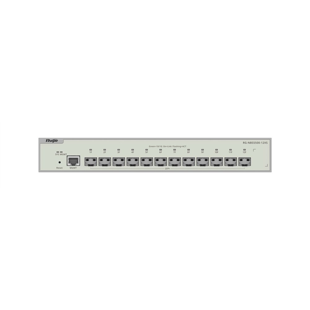 ruijie networks rg-nbs5500-12xs switch gestionado l3 gris