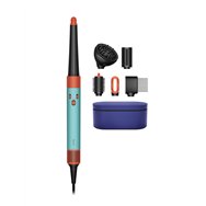 dyson airwrap i.d. herramienta de peinado con múltiples accesorios caliente negro, naranja, verde azulado 1300 w 2,675 m