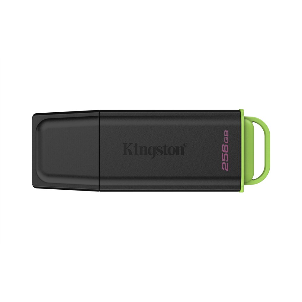 kingston technology datatraveler 256gb portátil usb 3.2 gen 1 exodia negro + verde