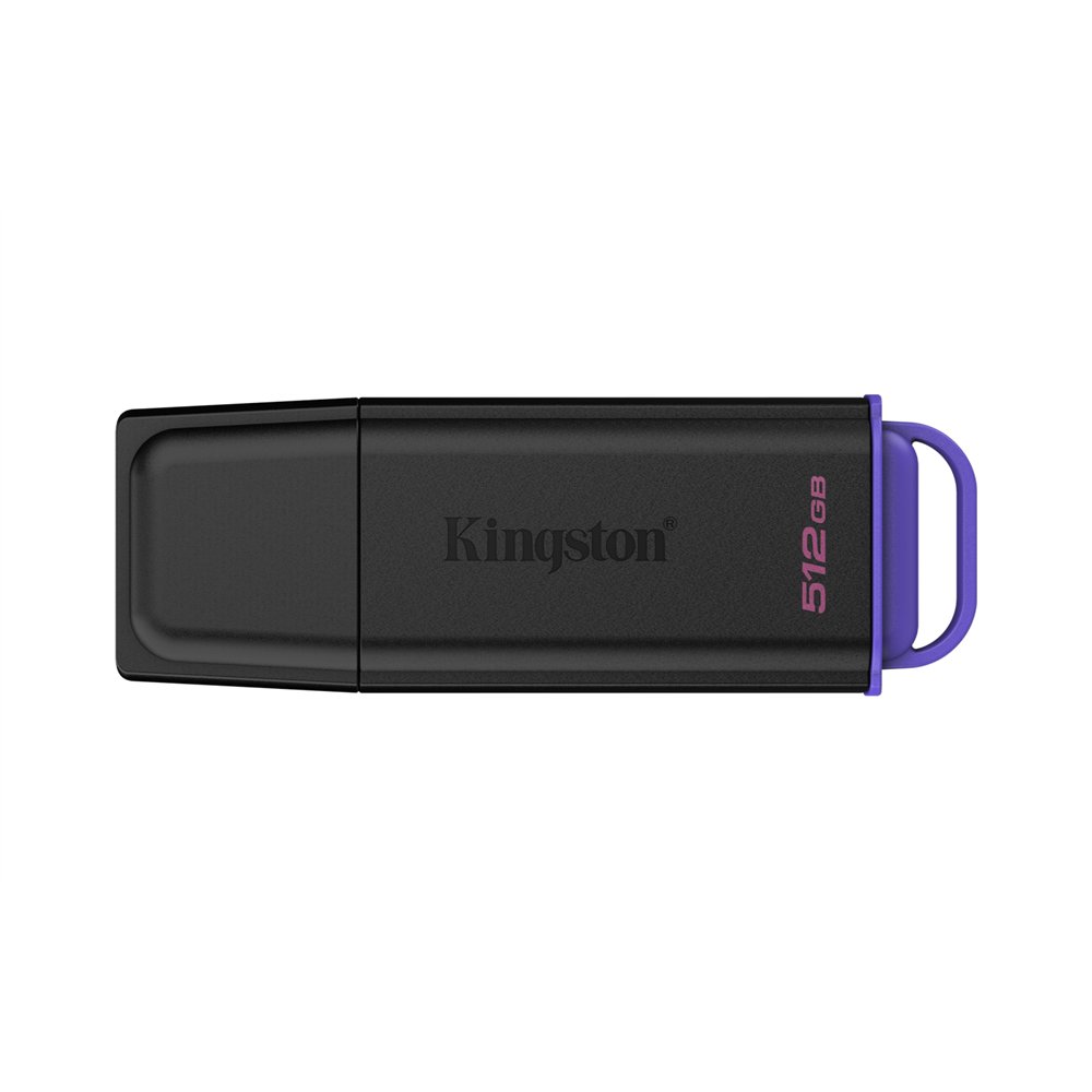 kingston technology datatraveler 512gb portátil usb 3.2 gen 1 exodia negro + violeta