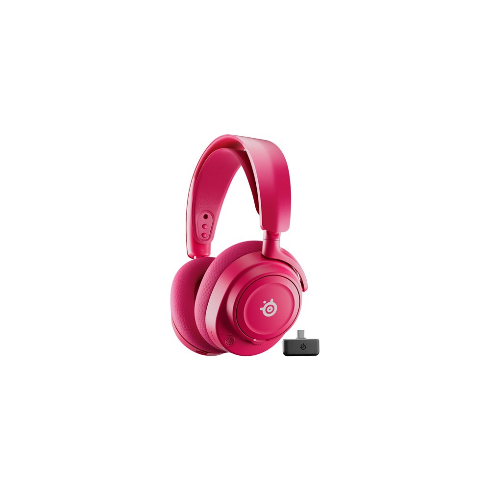 steelseries arctis nova 7p gen 2 auriculares inalámbrico diadema juego bluetooth magenta