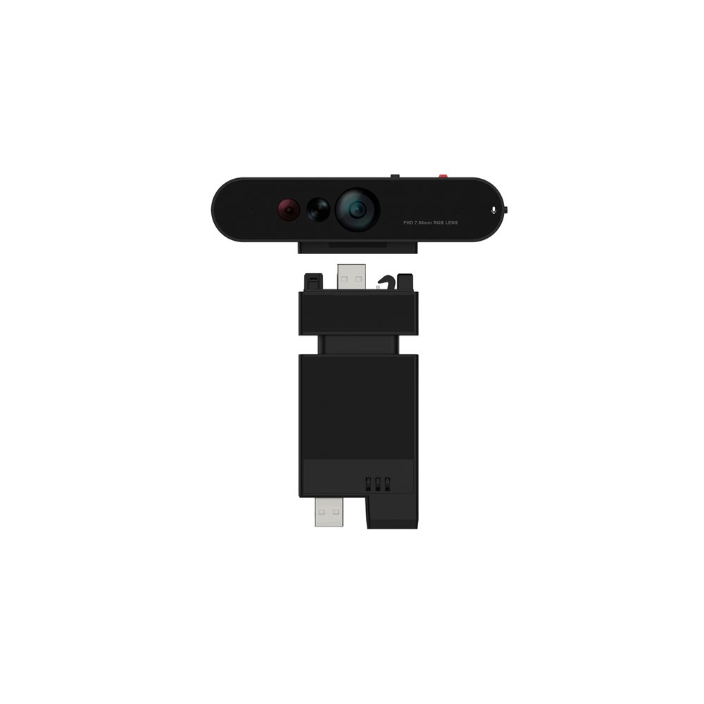 lenovo thinkvision mc60 (s) cámara web 1920 x 1080 pixeles usb 2.0 negro