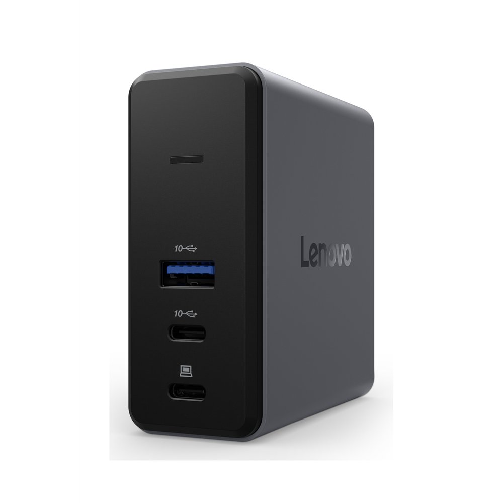 lenovo x9 charging gan dock alámbrico usb 3.2 gen 2 (3.1 gen 2) type-c gris