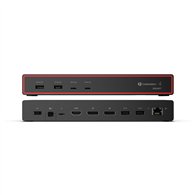 lenovo thinkpad thunderbolt 4 smart dock gen2 7500 alámbrico negro