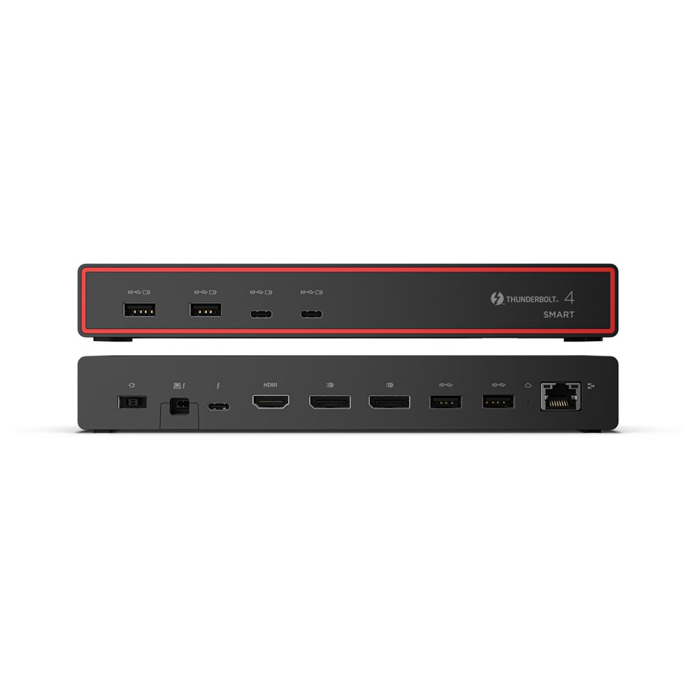 lenovo thinkpad thunderbolt 4 smart dock gen2 7500 alámbrico negro