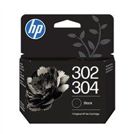 hp paquete combinado de 2 cartuchos de tinta negra/tricolor 302/304