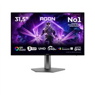 aoc agon pro ag326uzd2 pantalla para pc 80 cm (31.5") 3840 x 2160 pixeles 4k ultra hd oled negro