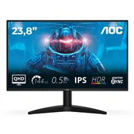 aoc b3 q24b36x pantalla para pc 60,5 cm (23.8") 2560 x 1440 pixeles quad hd led negro