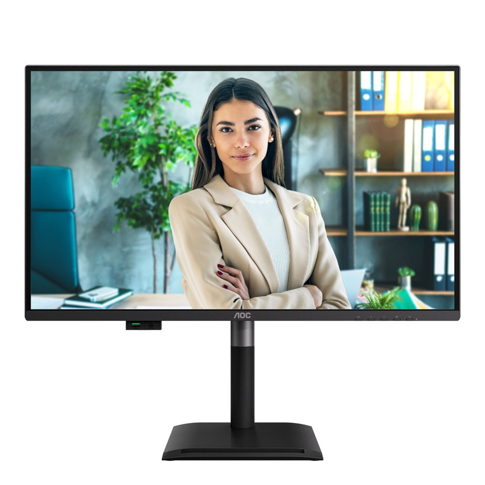 aoc q27p4c pantalla para pc 68,6 cm (27") 2560 x 1440 pixeles negro