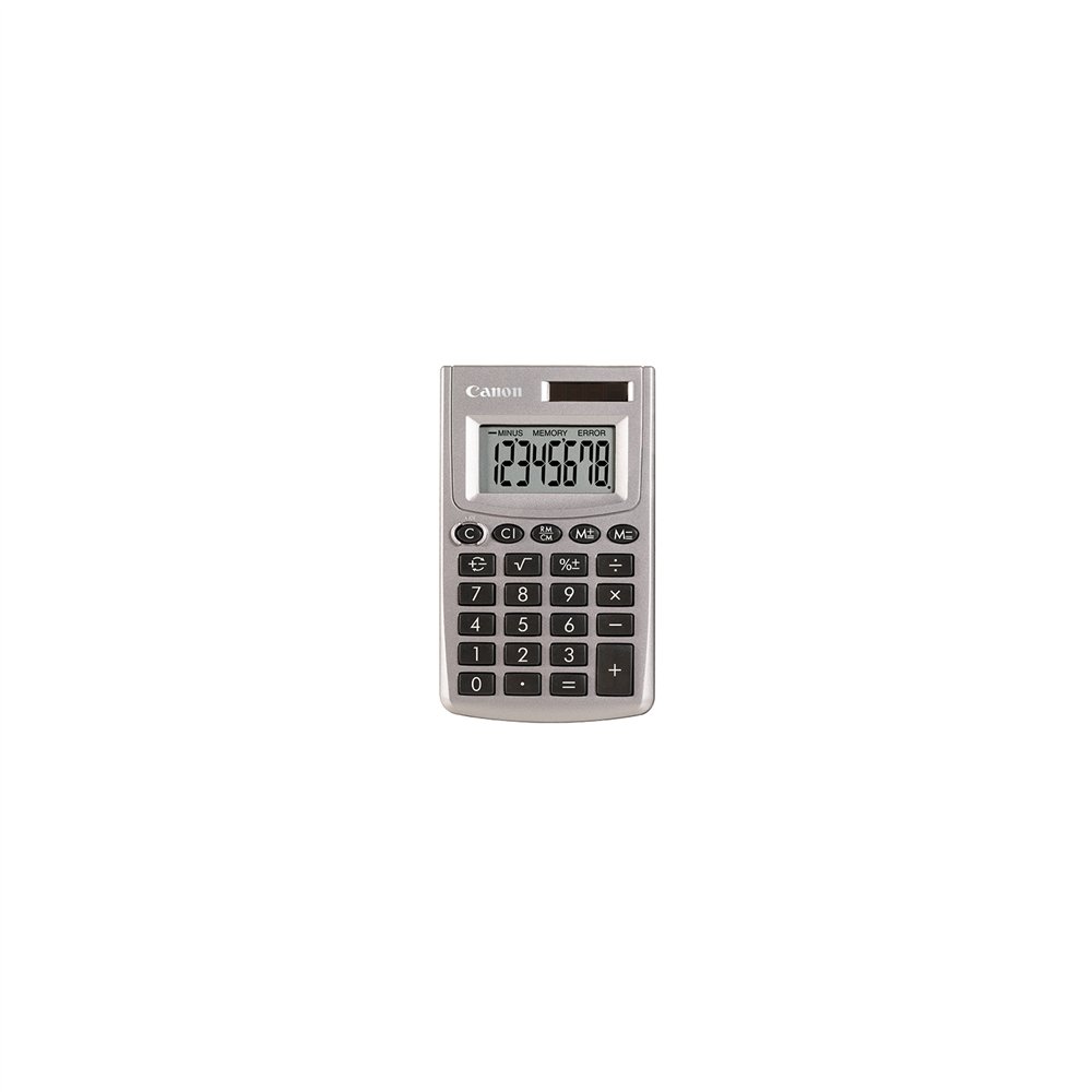 canon ls-270l calculadora bolsillo pantalla de calculadora plata