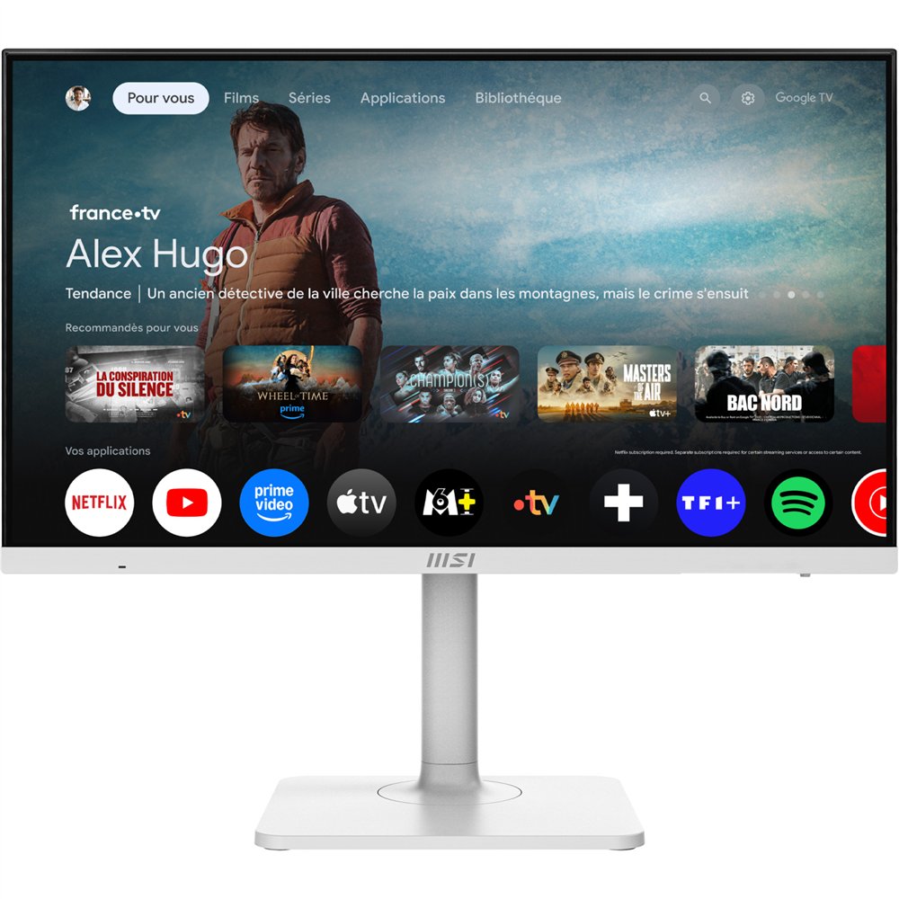 msi modern md272upsw pantalla para pc 68,6 cm (27") 3840 x 2160 pixeles 4k ultra hd blanco