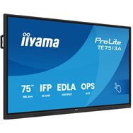 iiyama te7513a-b2ag pantalla de señalización panel plano interactivo 190,5 cm (75") wifi 500 cd / m² 4k ultra hd negro pantalla 