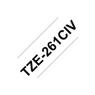 brother tze-261civ cinta para impresora de etiquetas tz