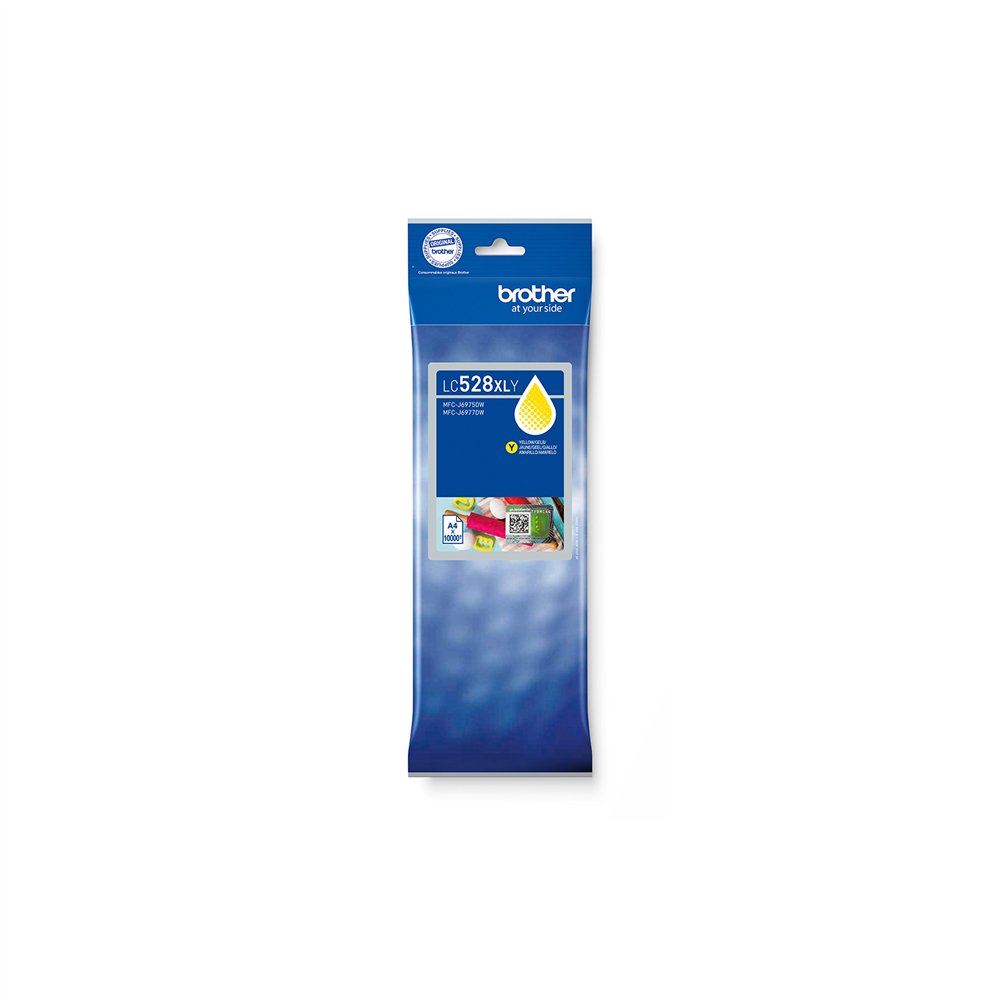 brother lc528xly yellow ink cartridge cartucho de tinta 1 pieza(s) original ultra high yield amarillo