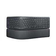 logitech ergo k860 teclado oficina bluetooth qwerty internacional de ee.uu. grafito