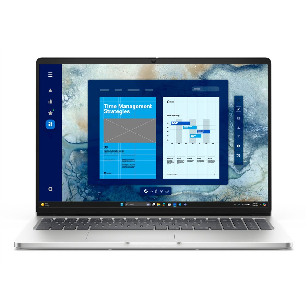 dell pro 16 pc16250 intel core ultra 7 255u portátil 40,6 cm (16") full hd+ 32 gb ddr5-sdram 1 tb ssd wi-fi 6e (802.11ax) window